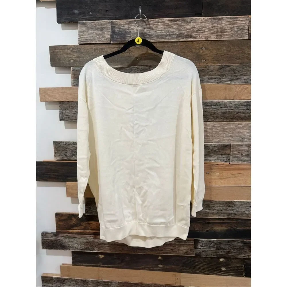 Barefoot dreams NWT drapeback tunic sweater oversized relax fit sz XS